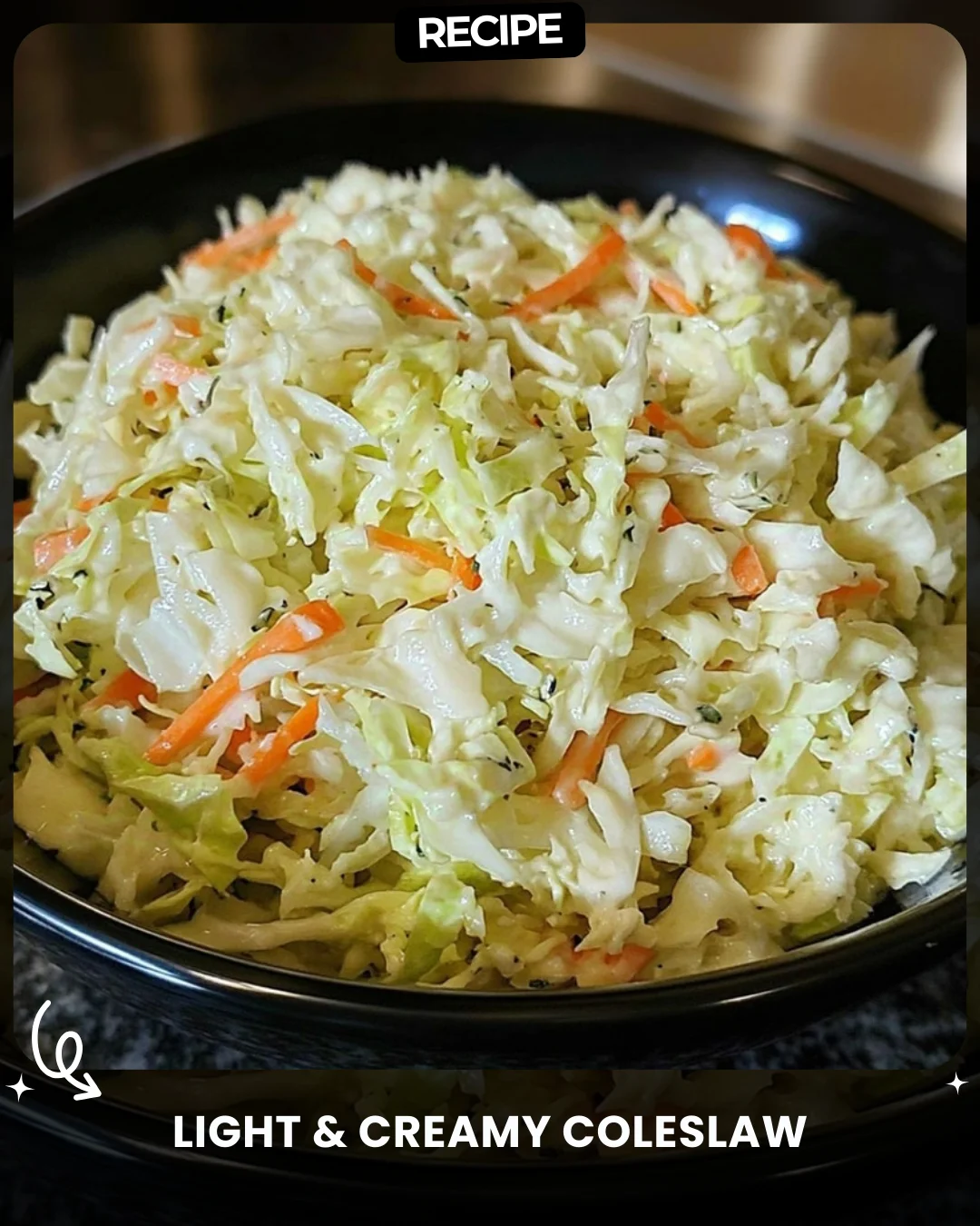 Light & Creamy Coleslaw