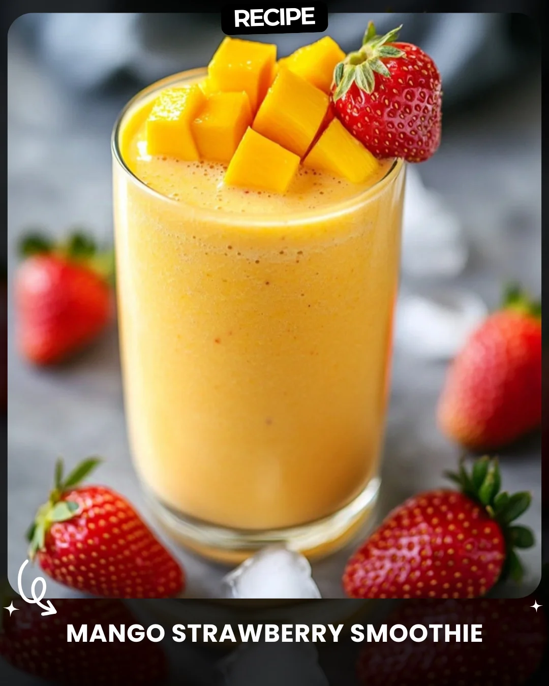 Mango Strawberry Smoothie