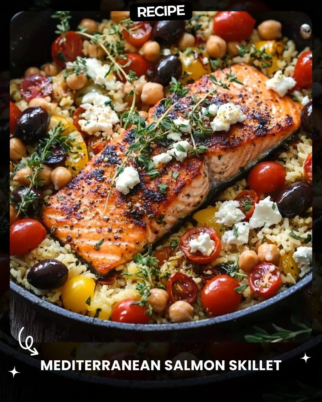 Mediterranean Salmon Skillet