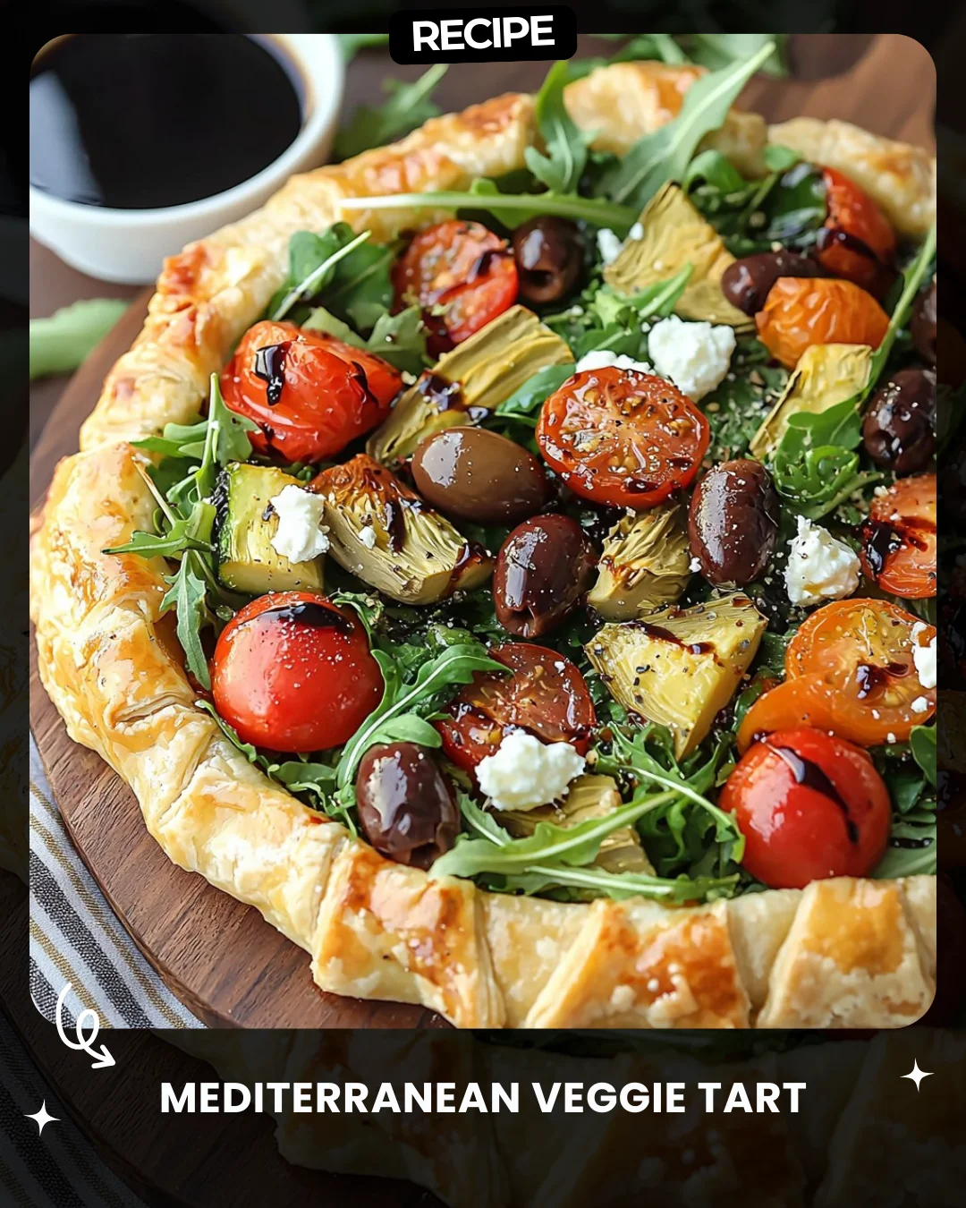 Mediterranean Veggie Tart
