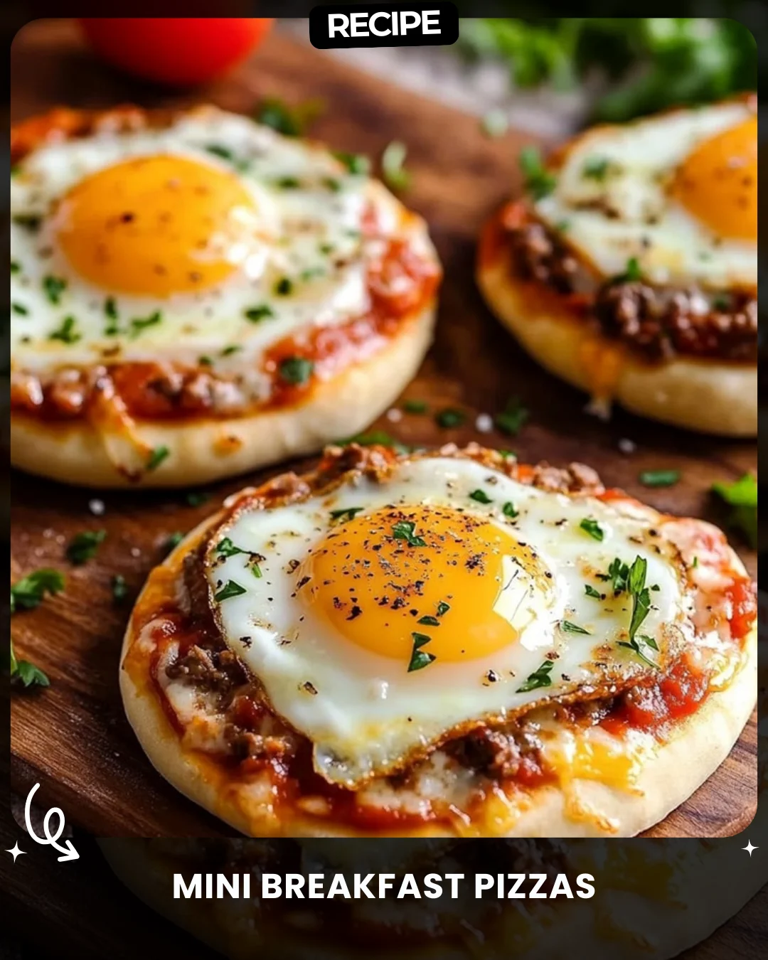 Mini Breakfast Pizzas