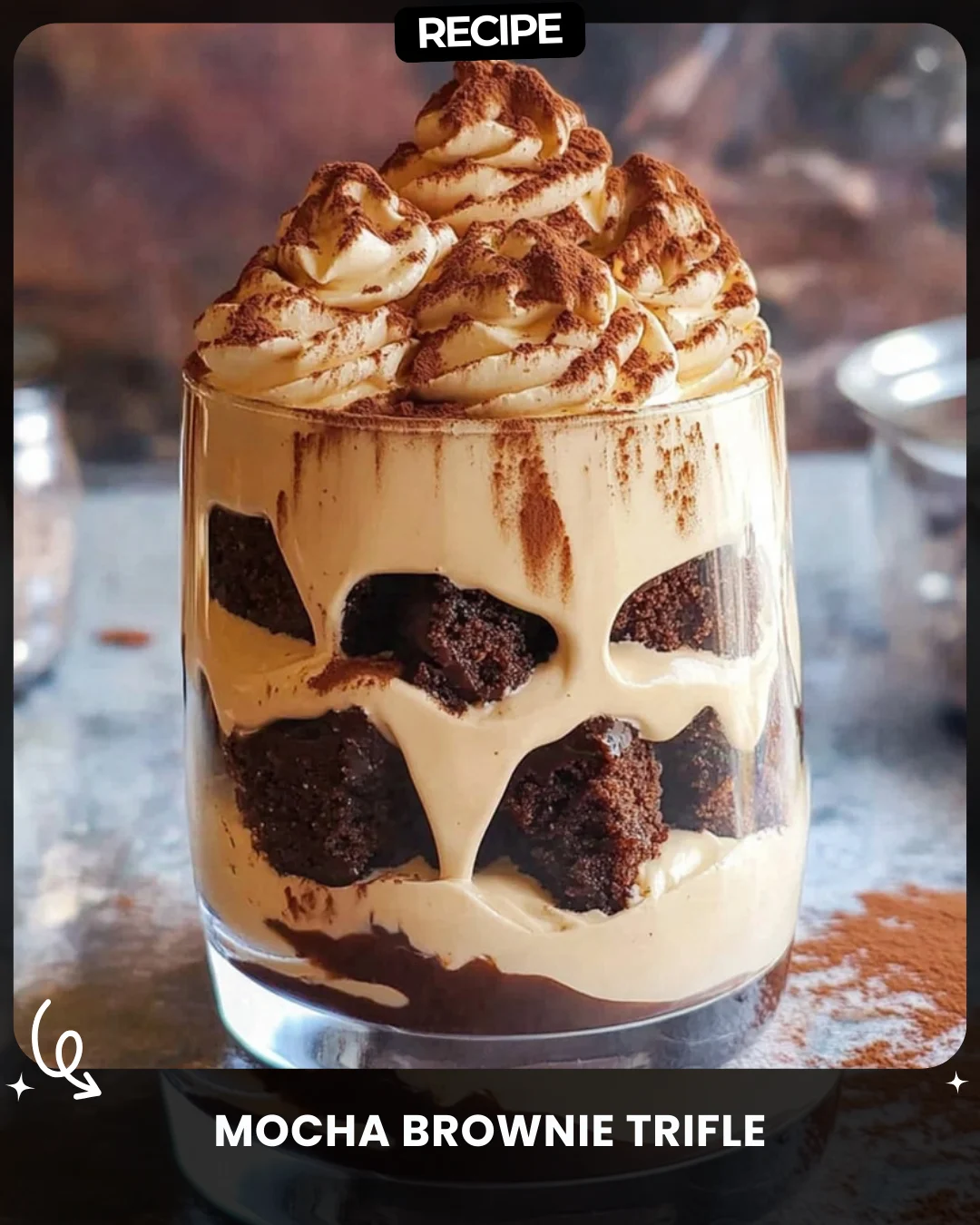 Mocha Brownie Trifle