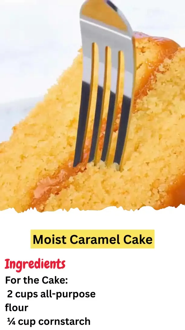 Moist Caramel Cake