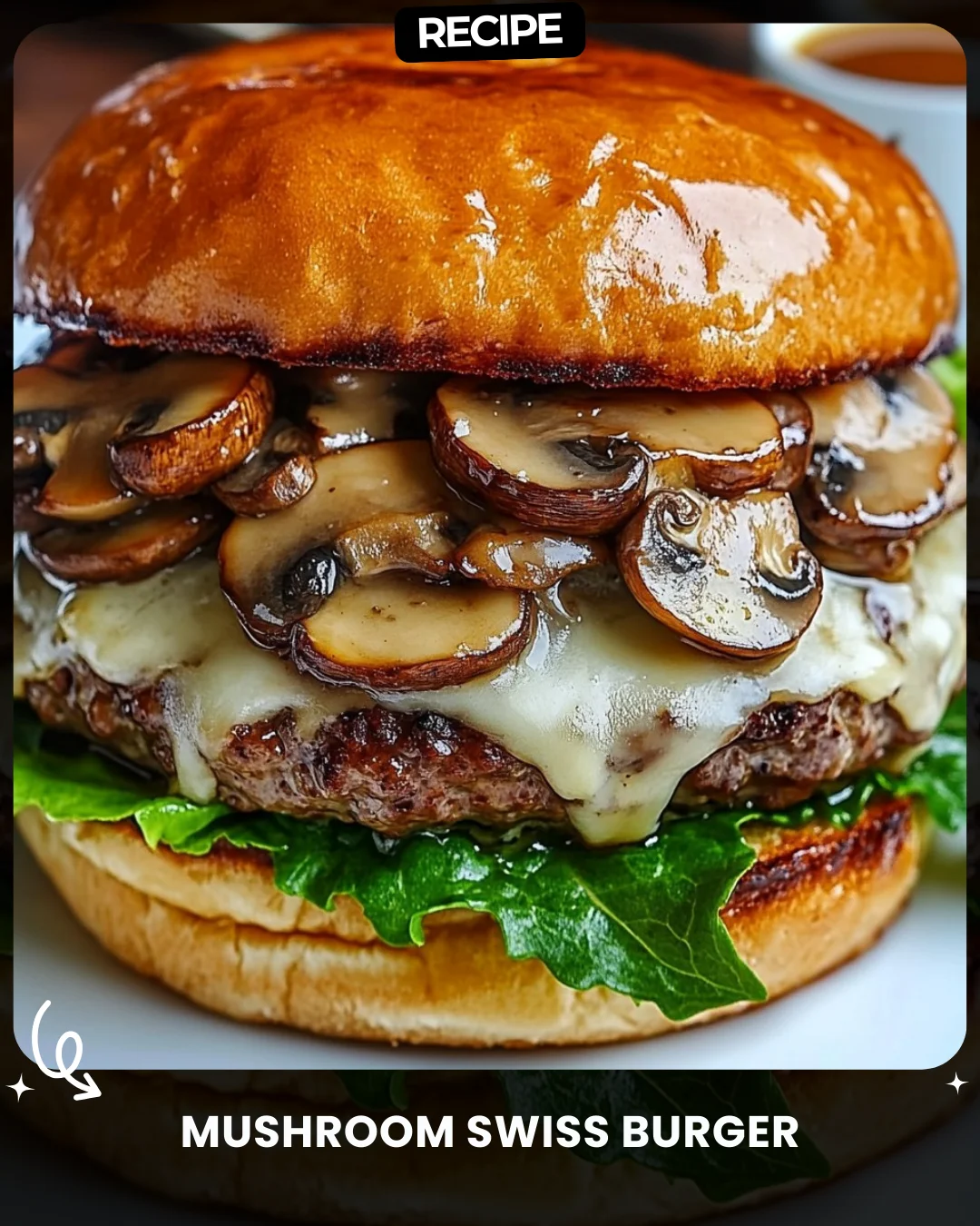 Mushroom Swiss Burger
