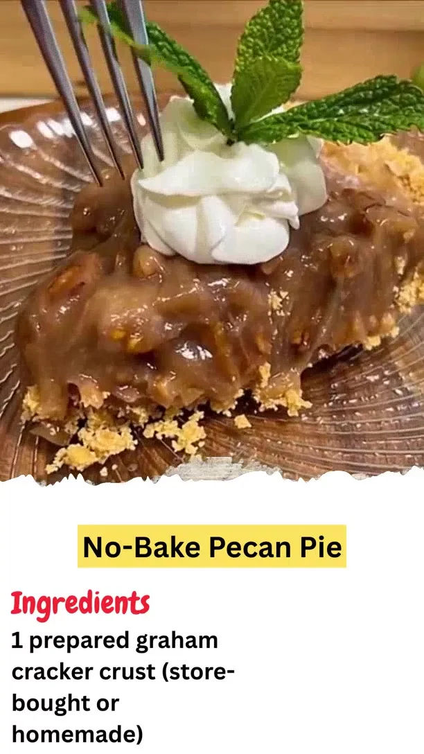 No-Bake Pecan Pie