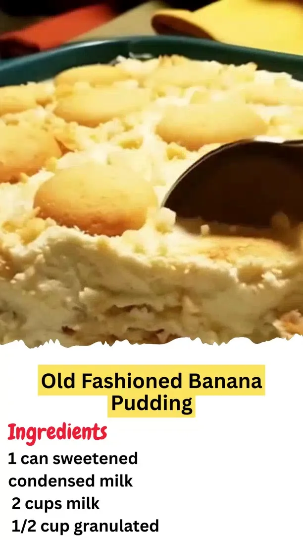 Old Fashioned Banana Pudding