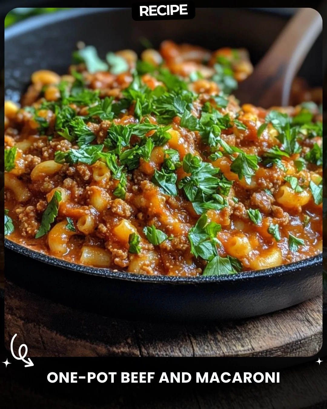 One-Pot Beef and Macaroni