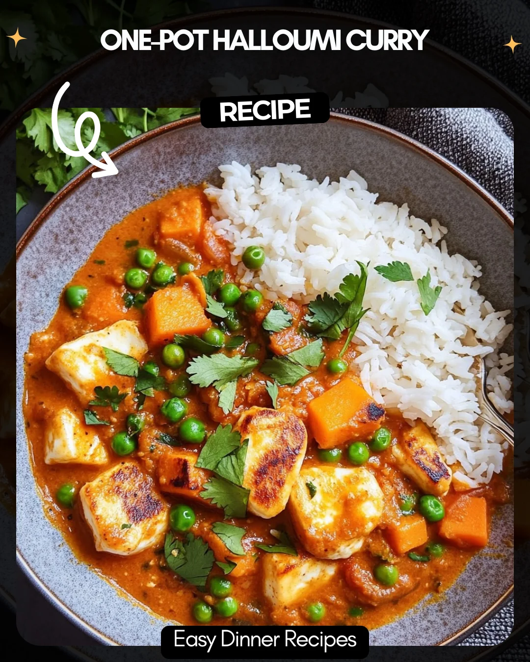 One-Pot Halloumi Curry