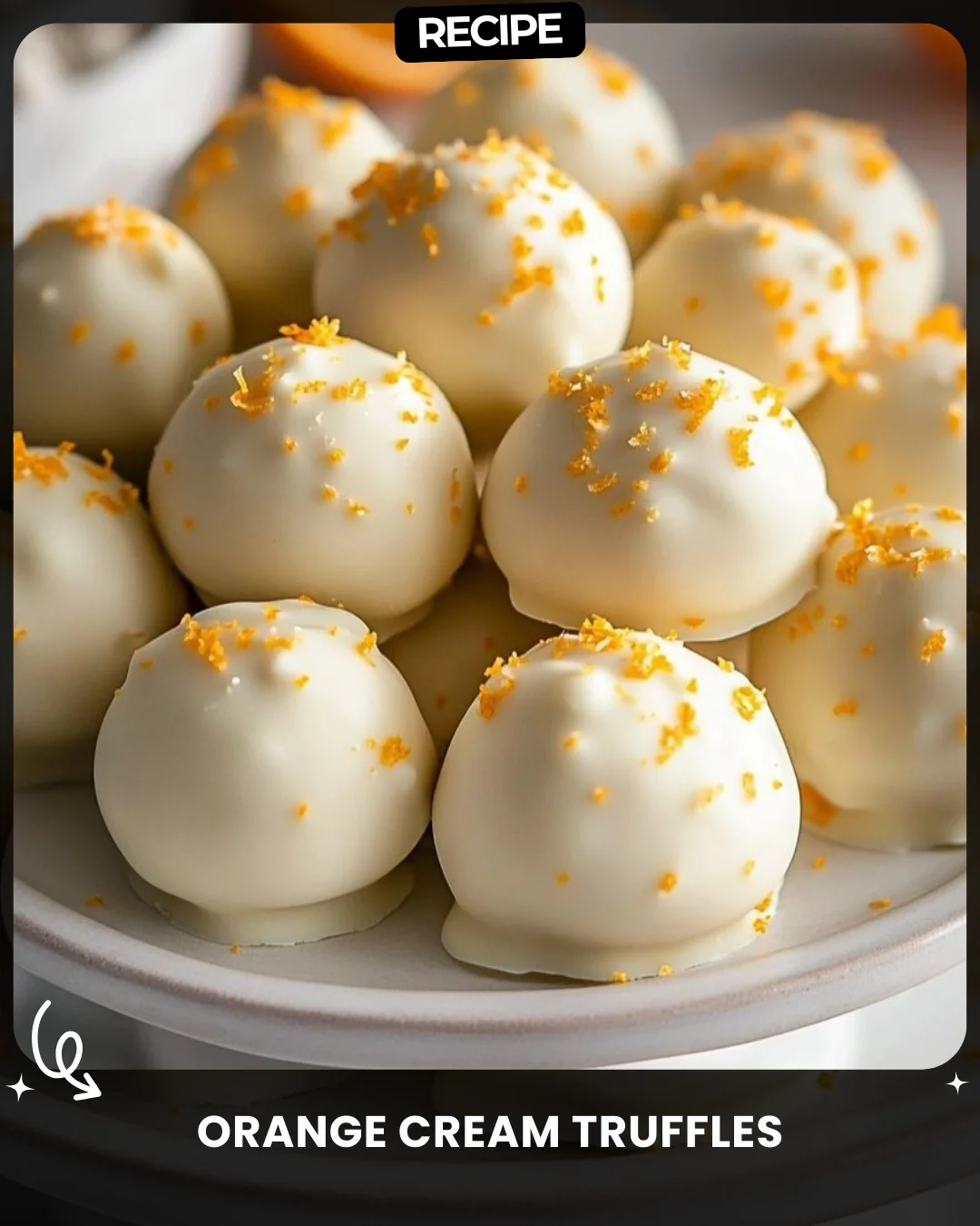 Orange Cream Truffles