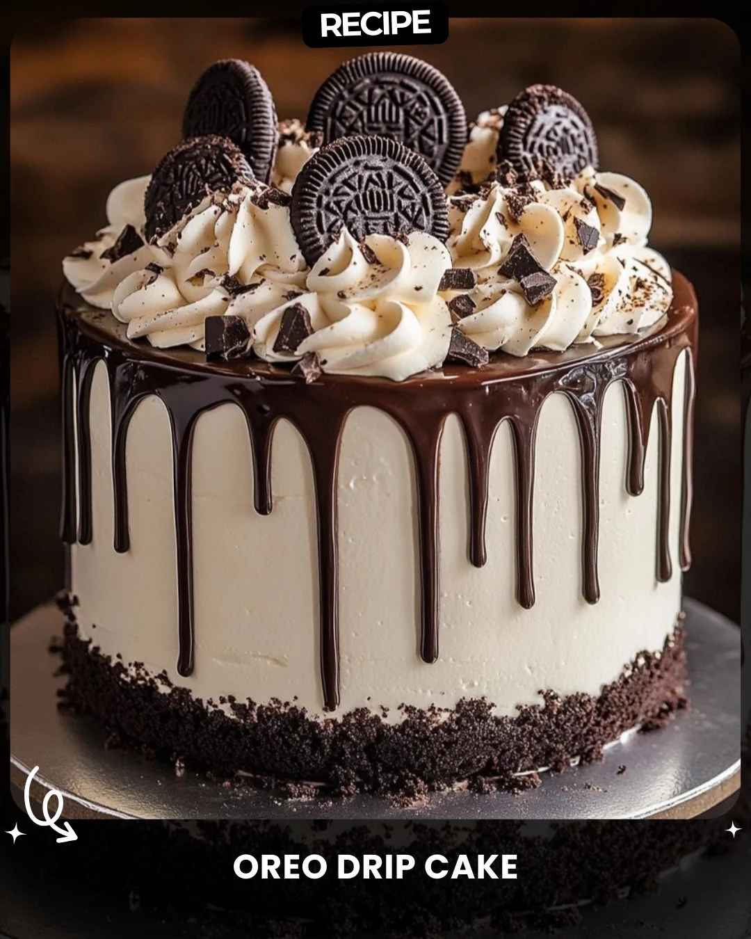 Oreo Drip Cake