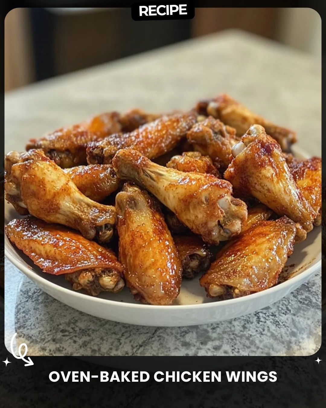 Oven-Baked Chicken Wings