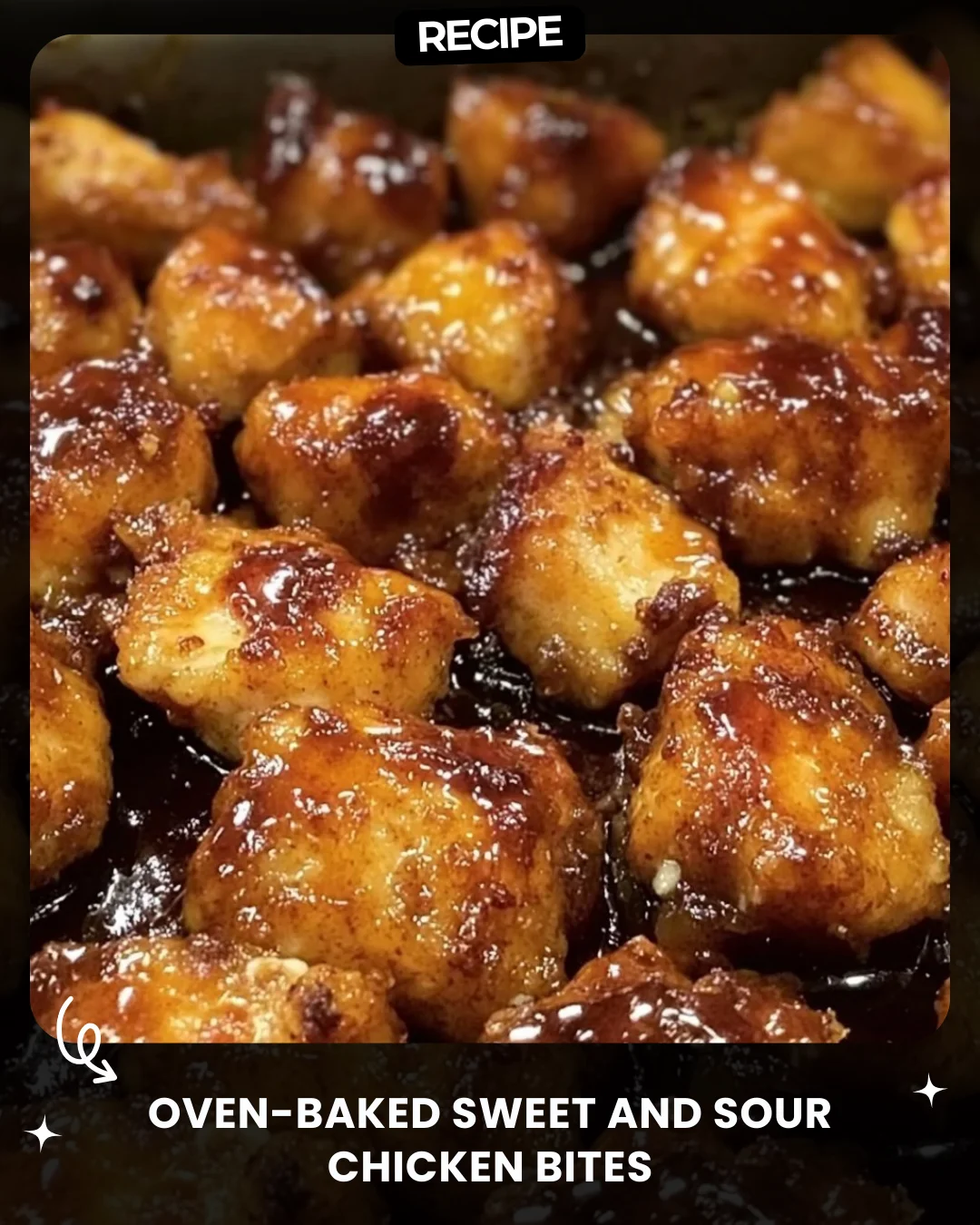 Oven-Baked Sweet and Sour Chicken Bites