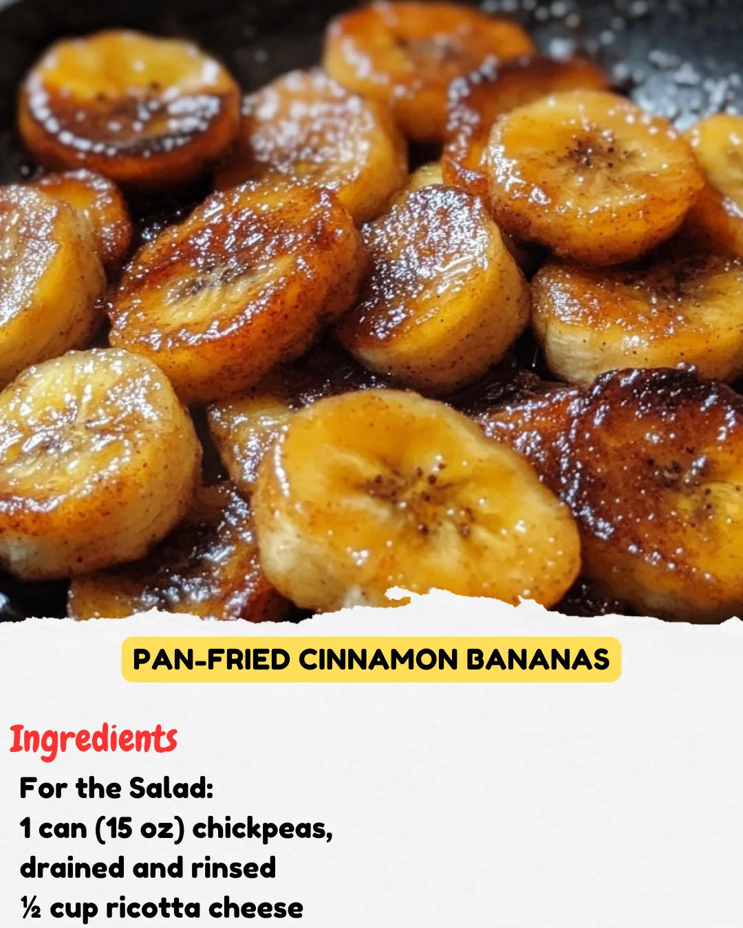 Pan-Fried Cinnamon Bananas