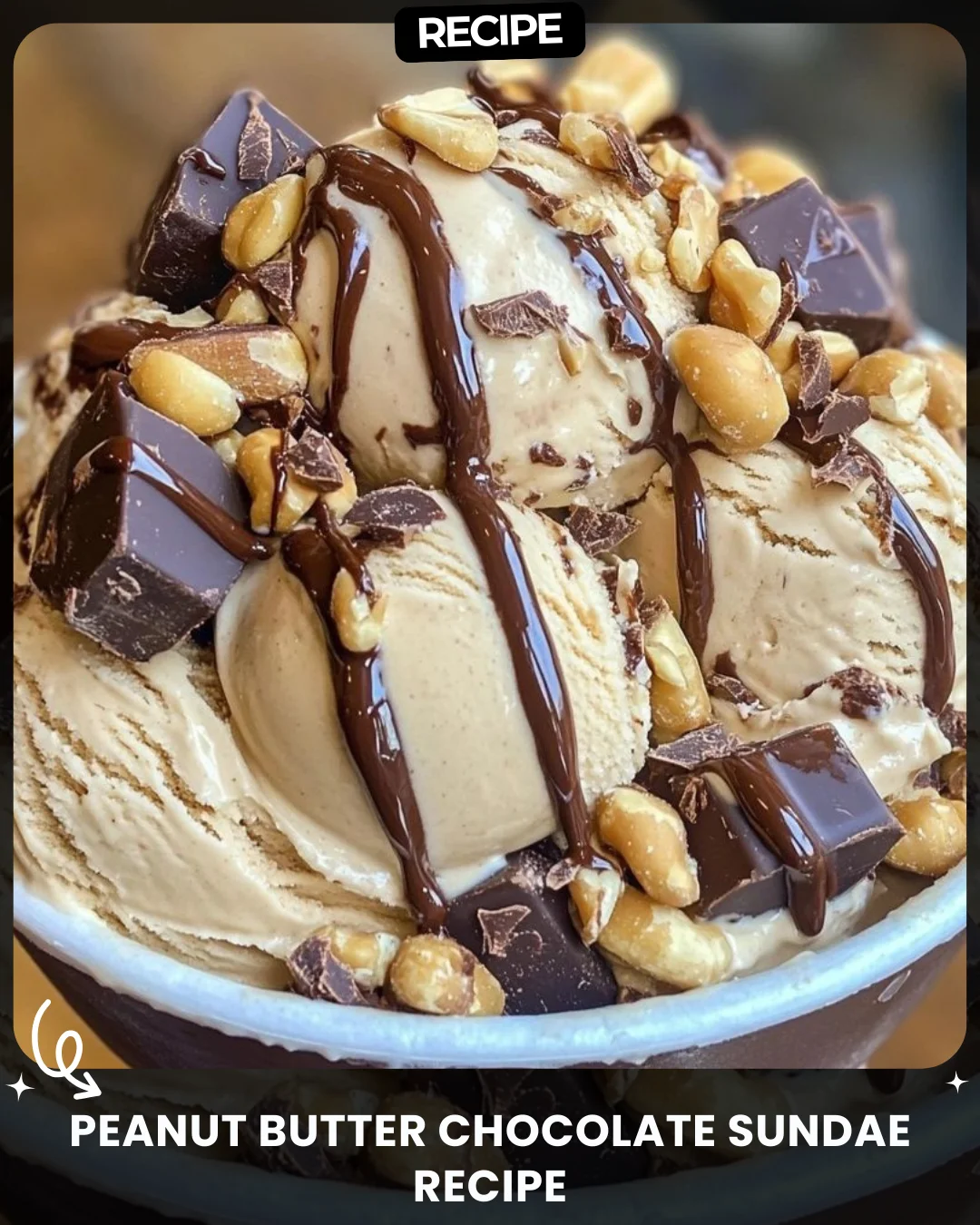 Peanut Butter Chocolate Sundae Recipe