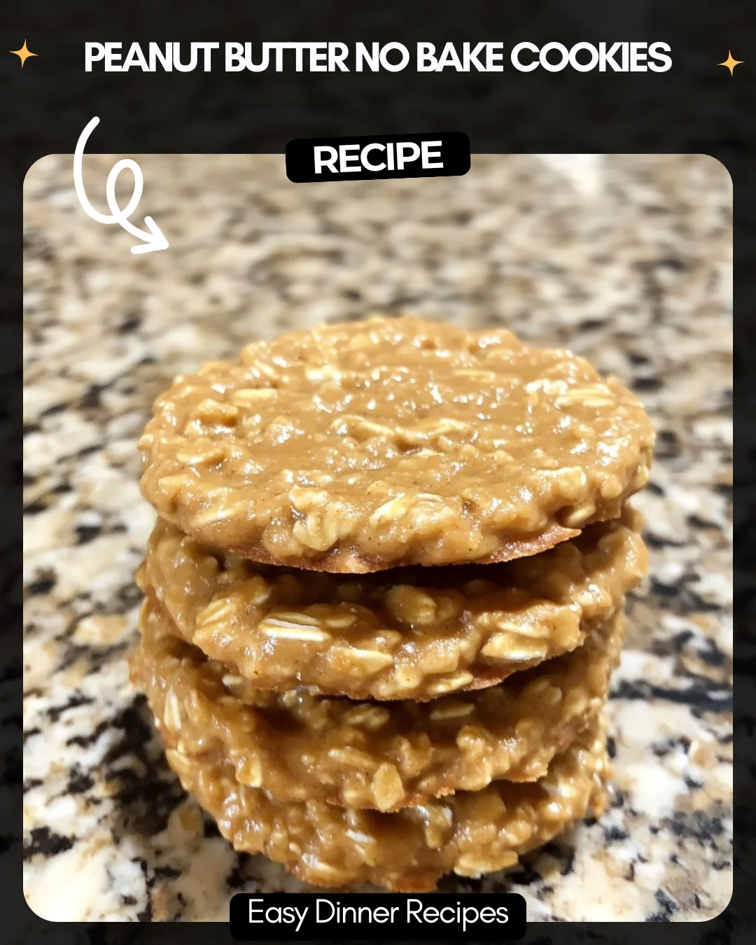Peanut Butter No Bake Cookies
