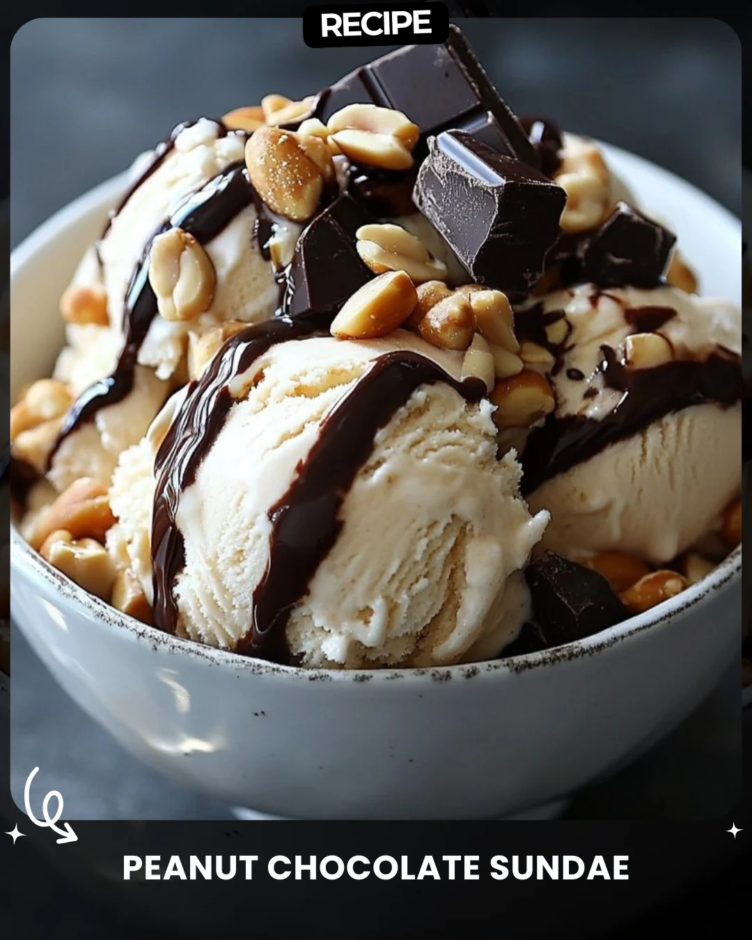 Peanut Chocolate Sundae