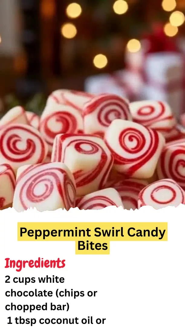 Peppermint Swirl Candy Bites