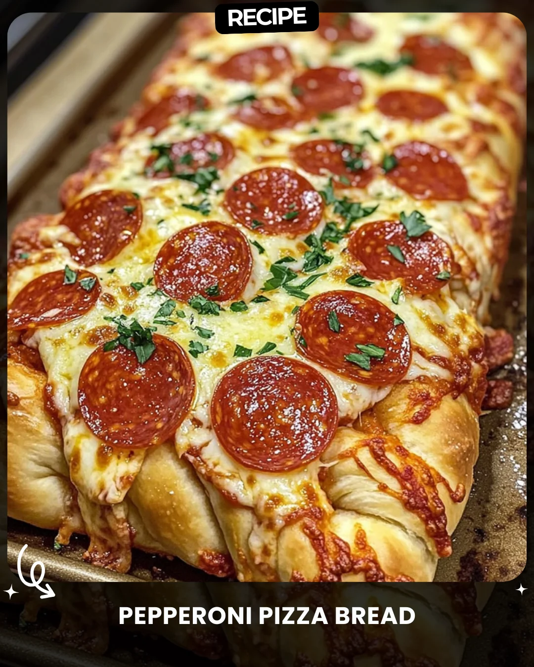Pepperoni Pizza Bread