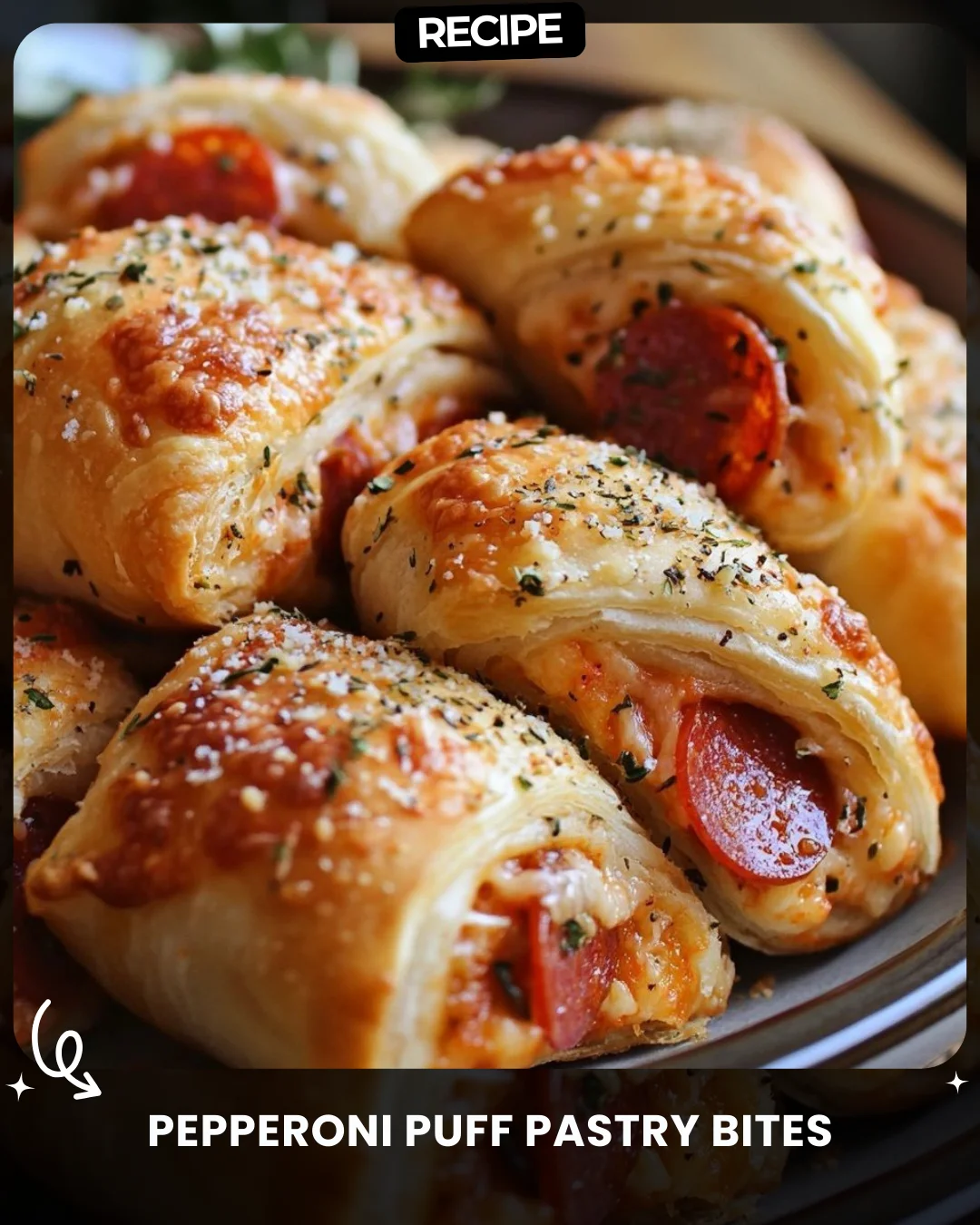 Pepperoni Puff Pastry Bites