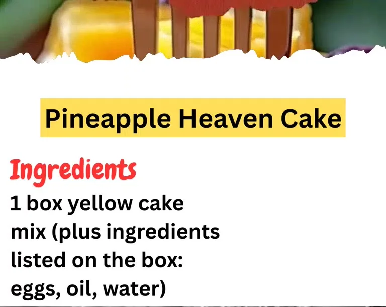 Pineapple Heaven Cake