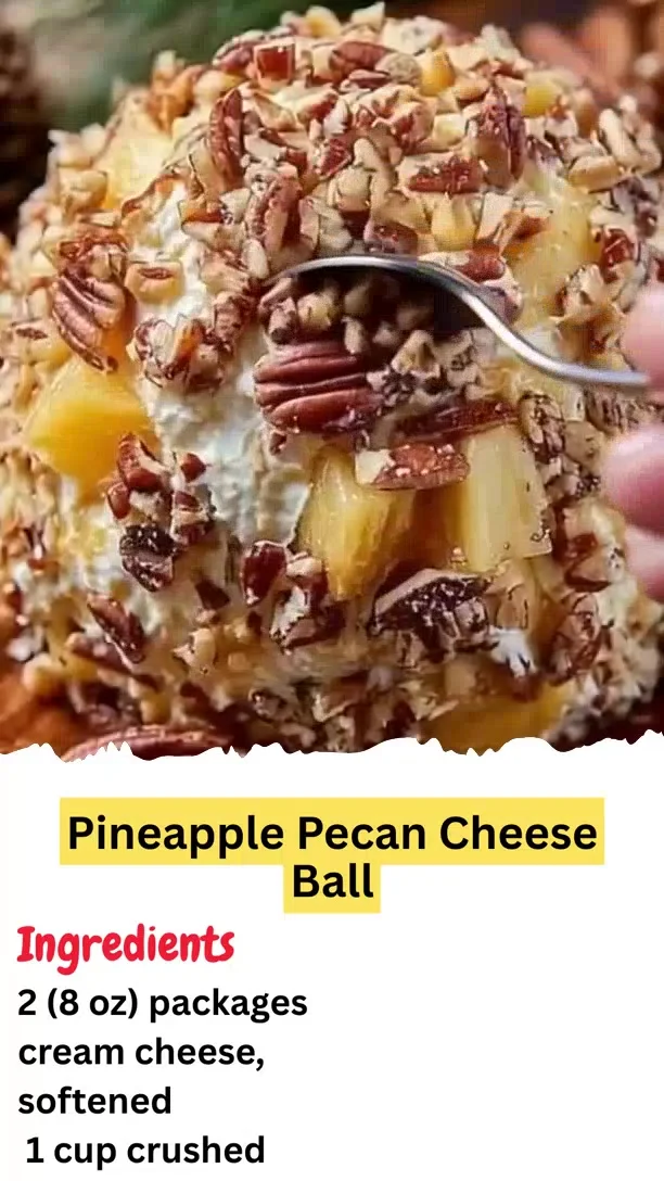 Pineapple Pecan Cheese Ball