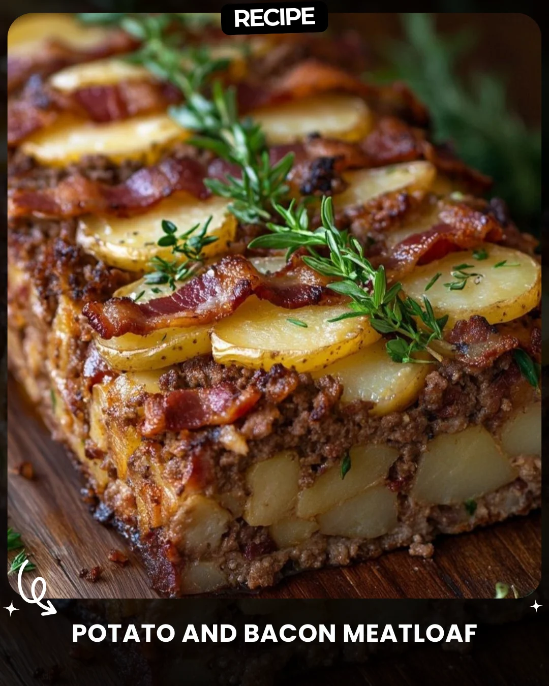 Potato and Bacon Meatloaf