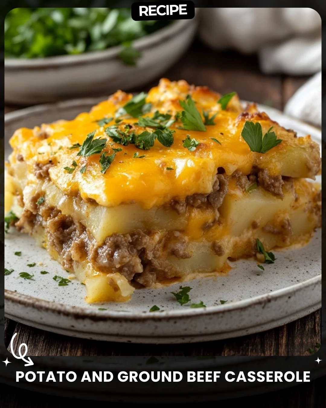 Potato and Ground Beef Casserole