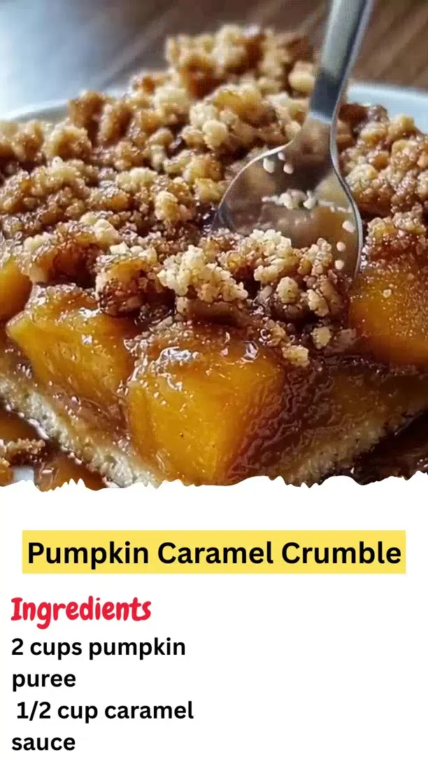 Pumpkin Caramel Crumble