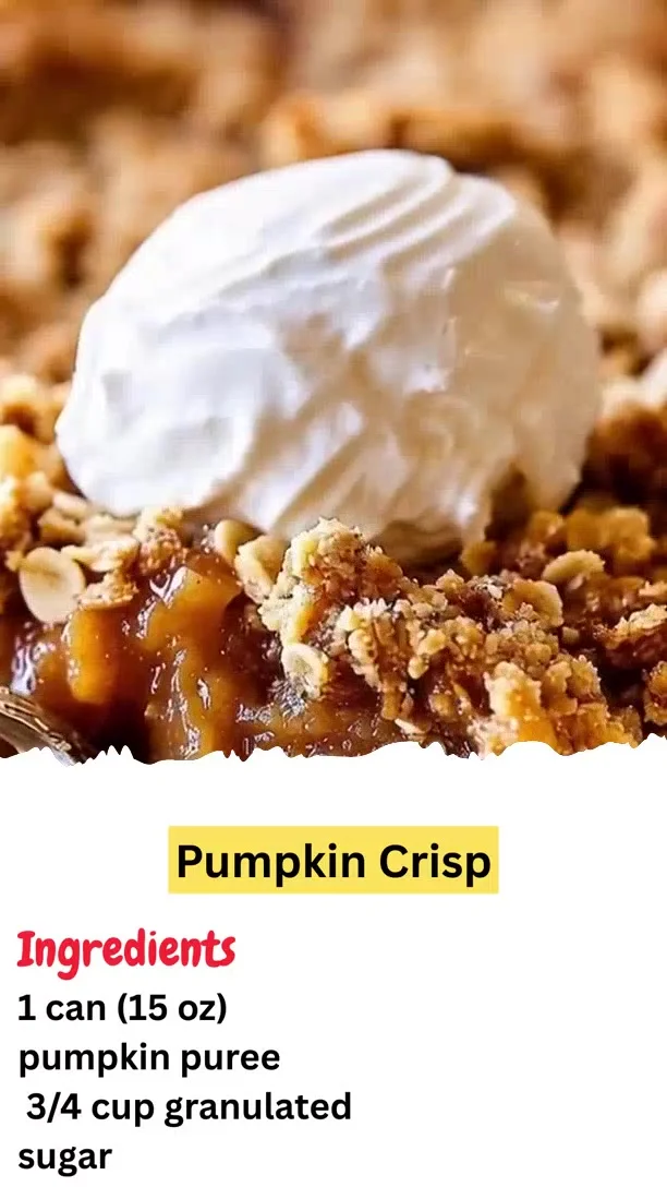 Pumpkin Crisp
