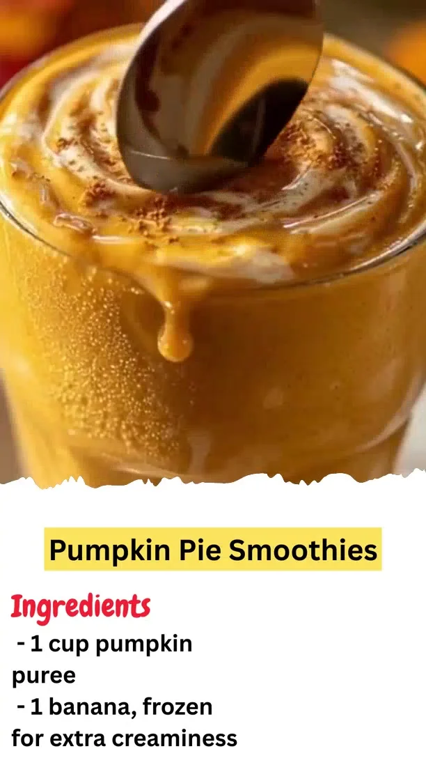 Pumpkin Pie Smoothies