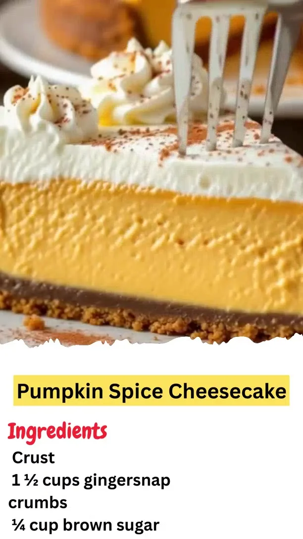 Pumpkin Spice Cheesecake