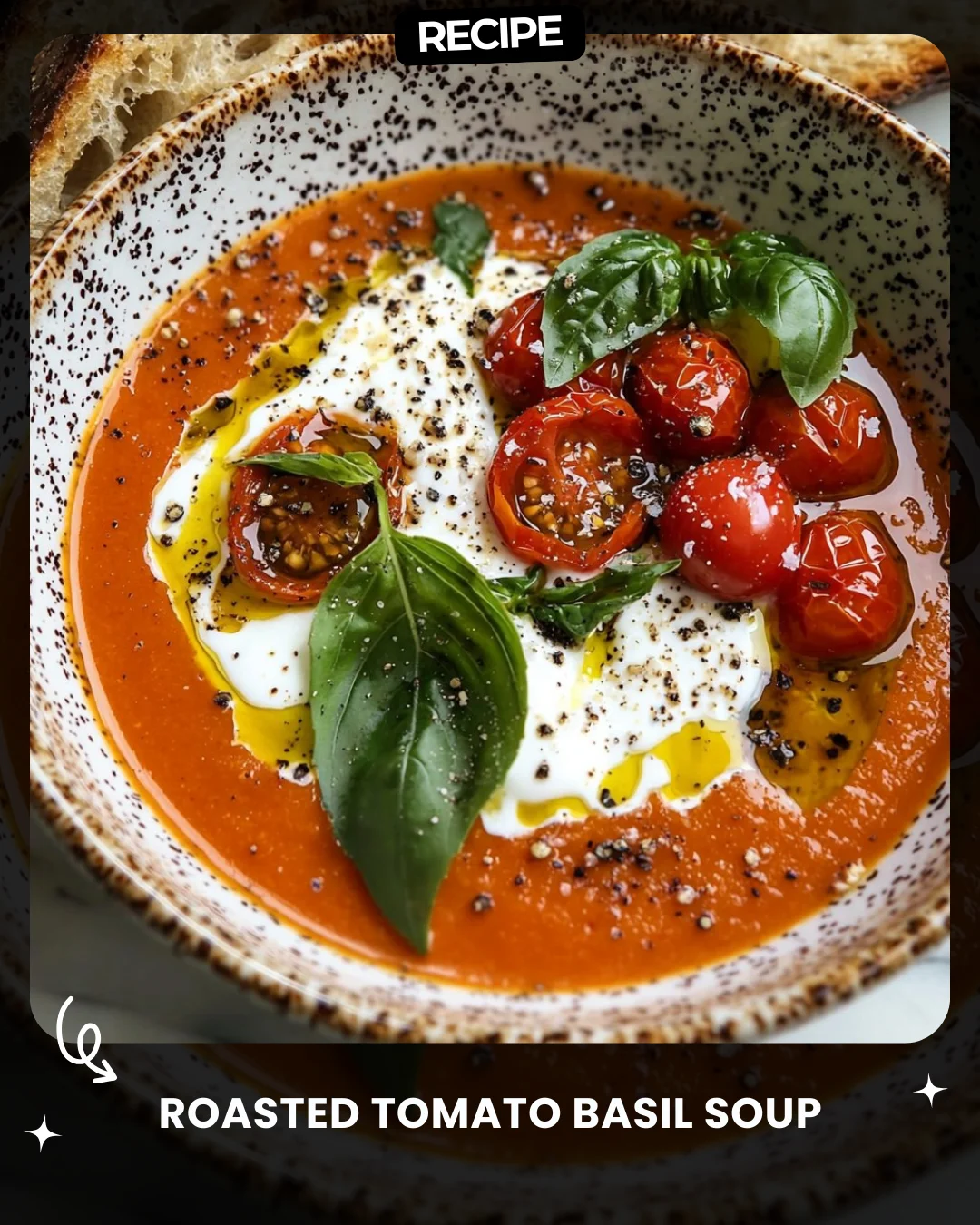 Roasted Tomato Basil Soup