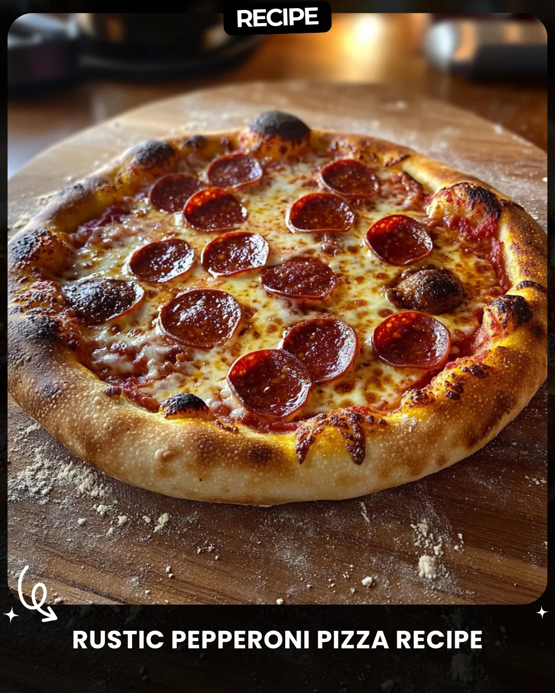 Rustic Pepperoni Pizza Recipe