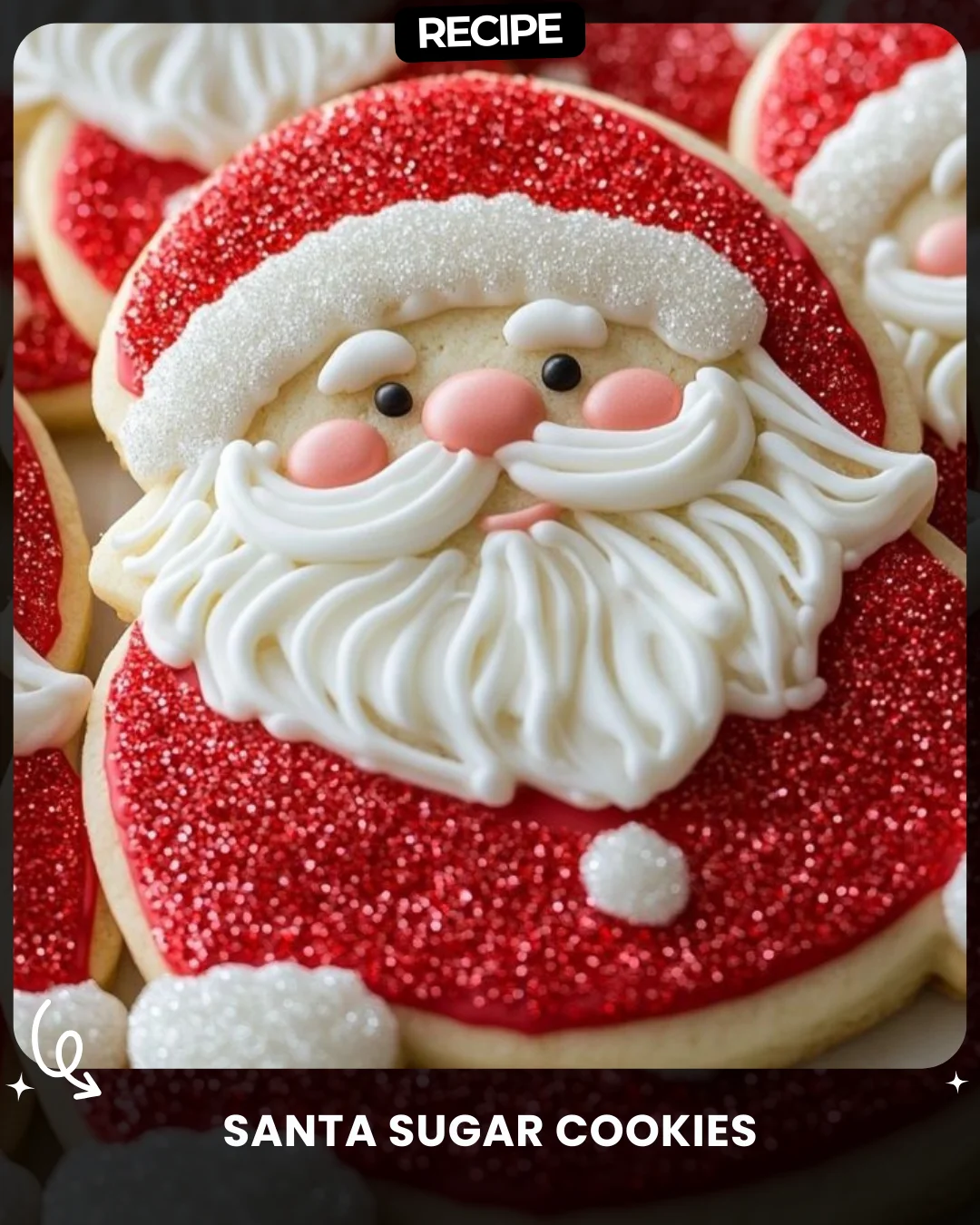 Santa Sugar Cookies