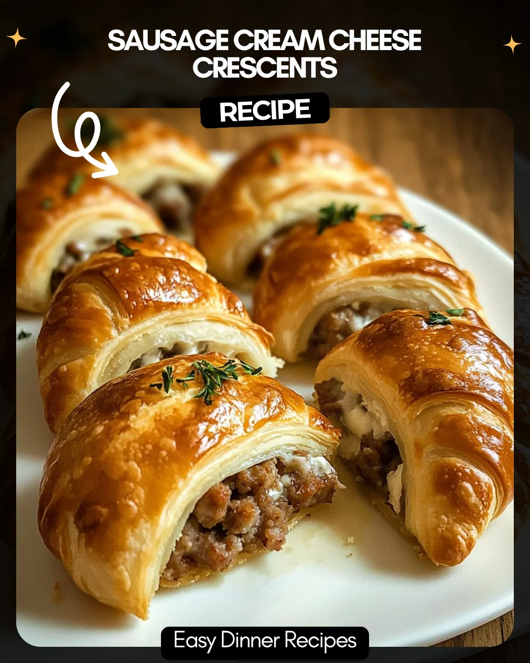 Sausage Cream Cheese Crescents