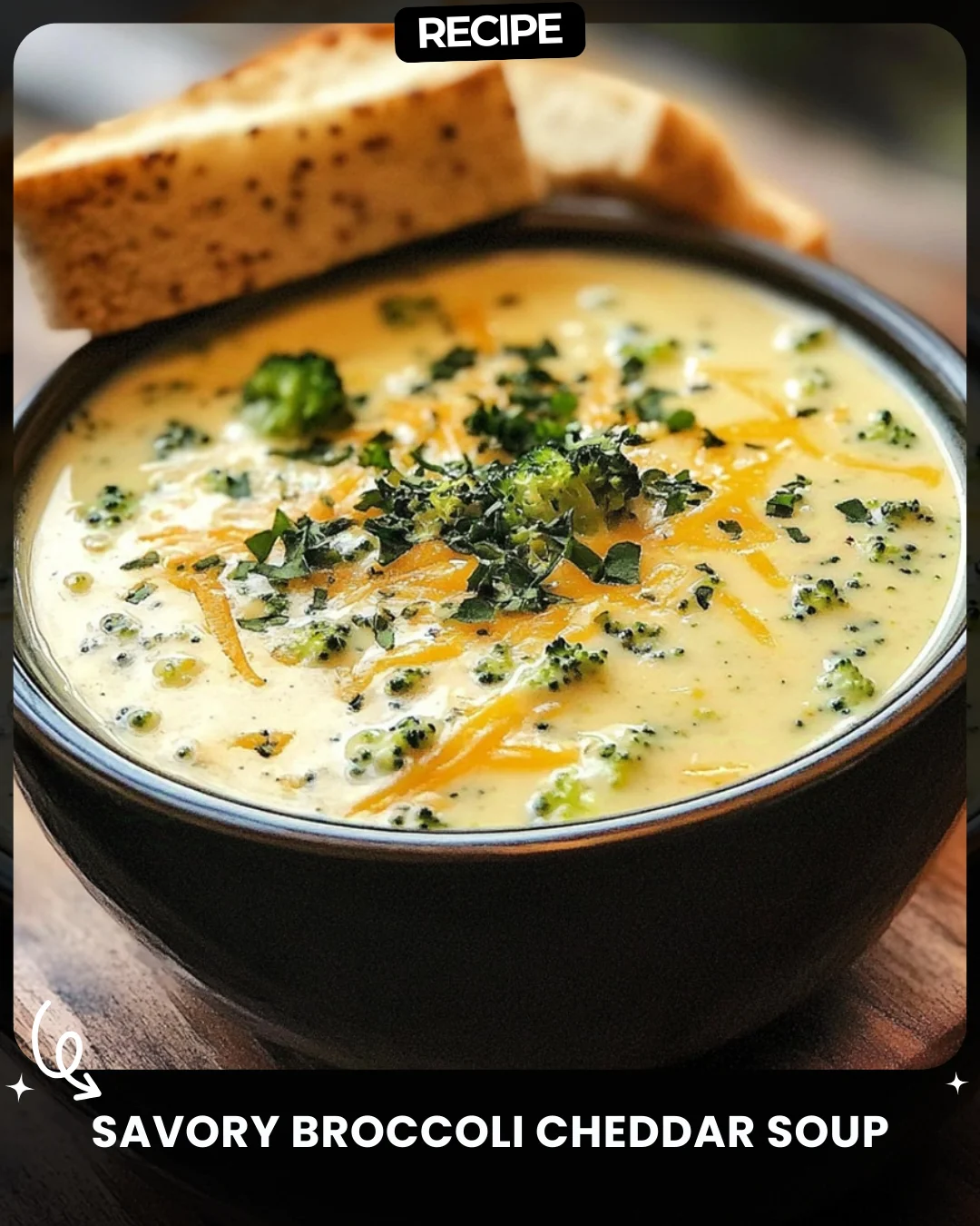 Savory Broccoli Cheddar Soup