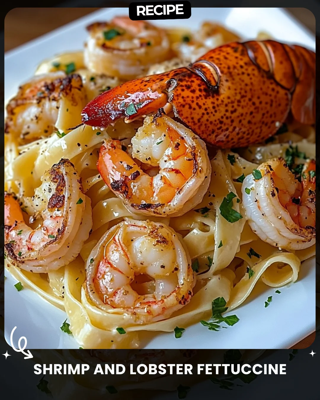 Shrimp and Lobster Fettuccine