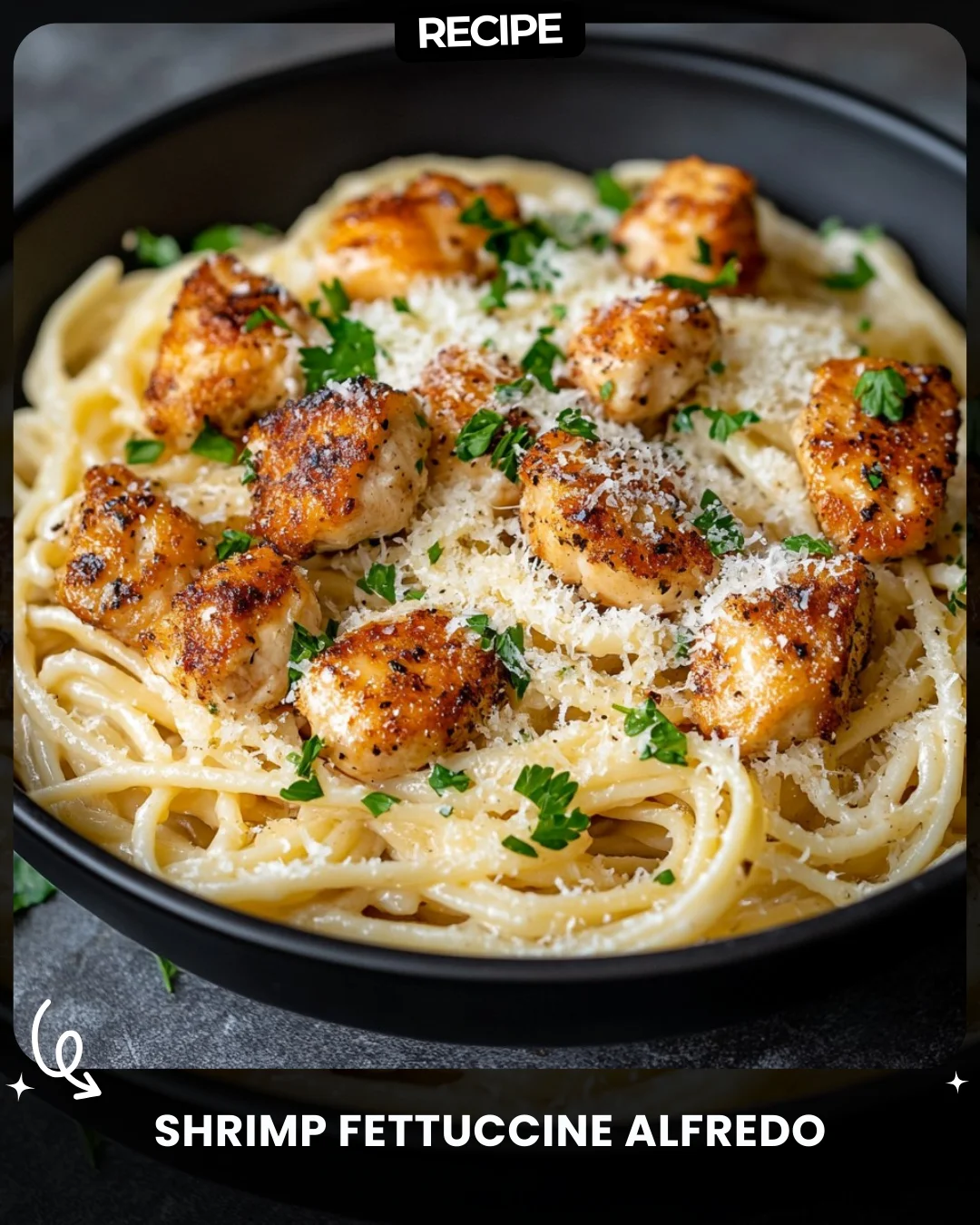 Shrimp Fettuccine Alfredo