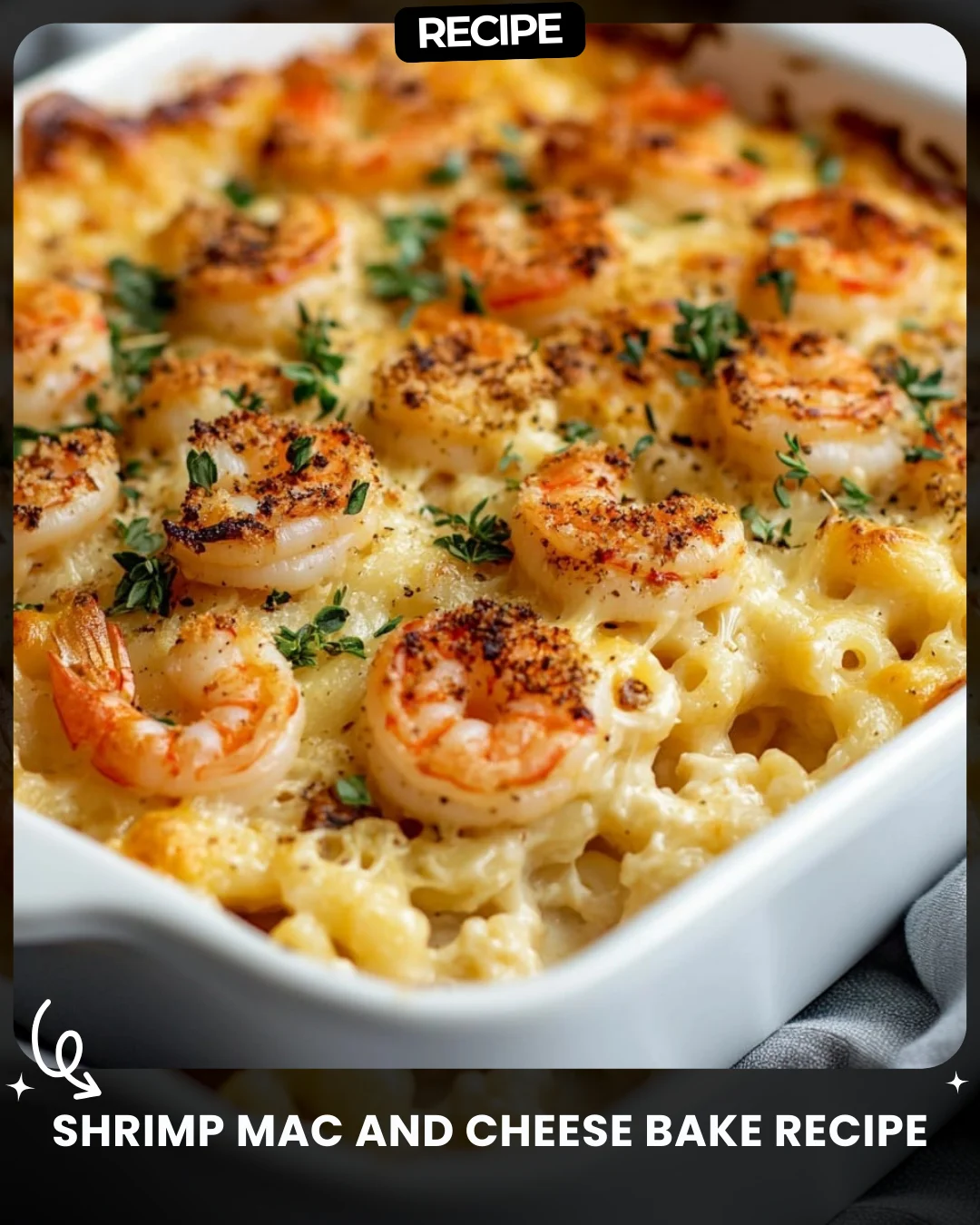 Shrimp Mac and Cheese Bake Recipe