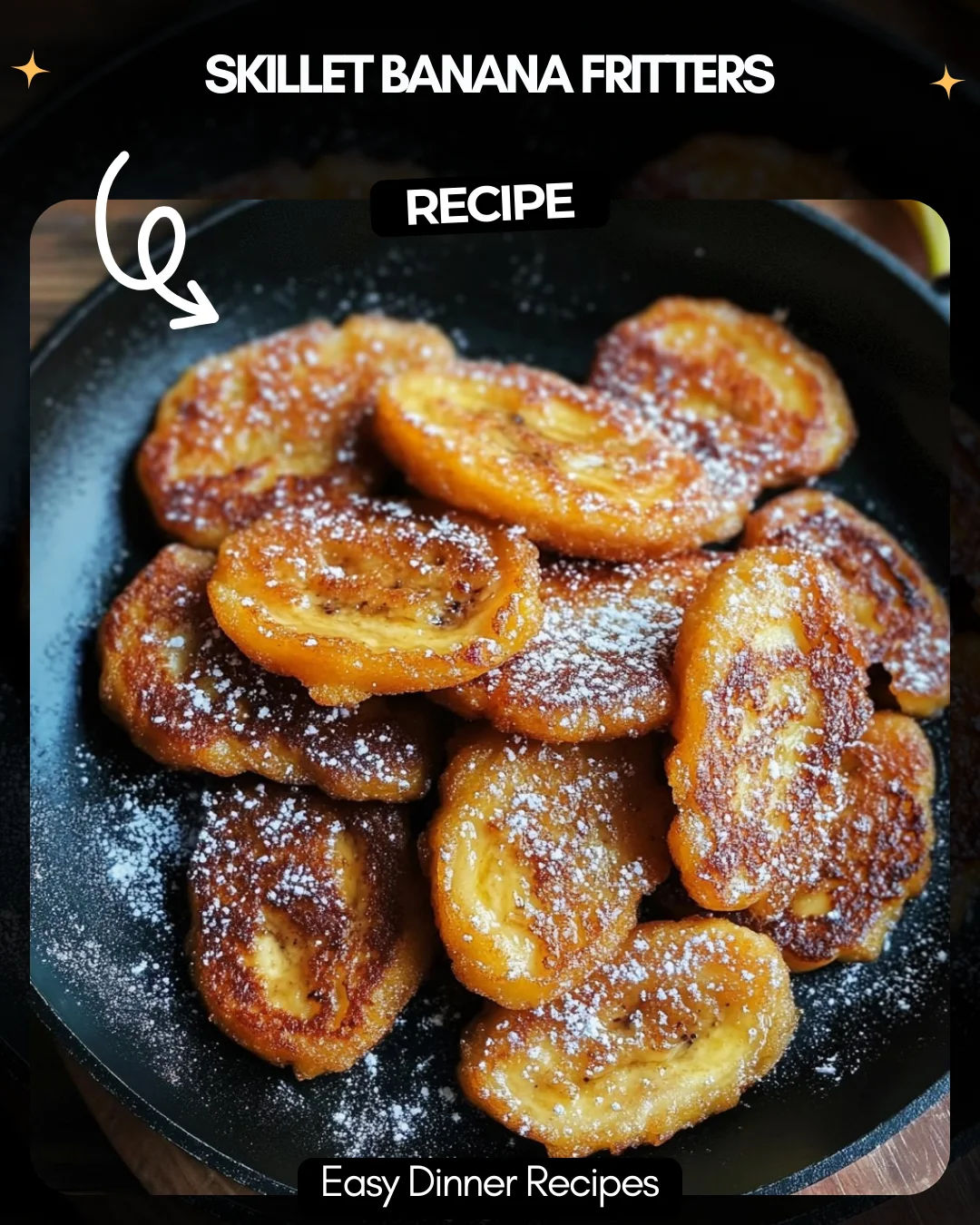 Skillet Banana Fritters