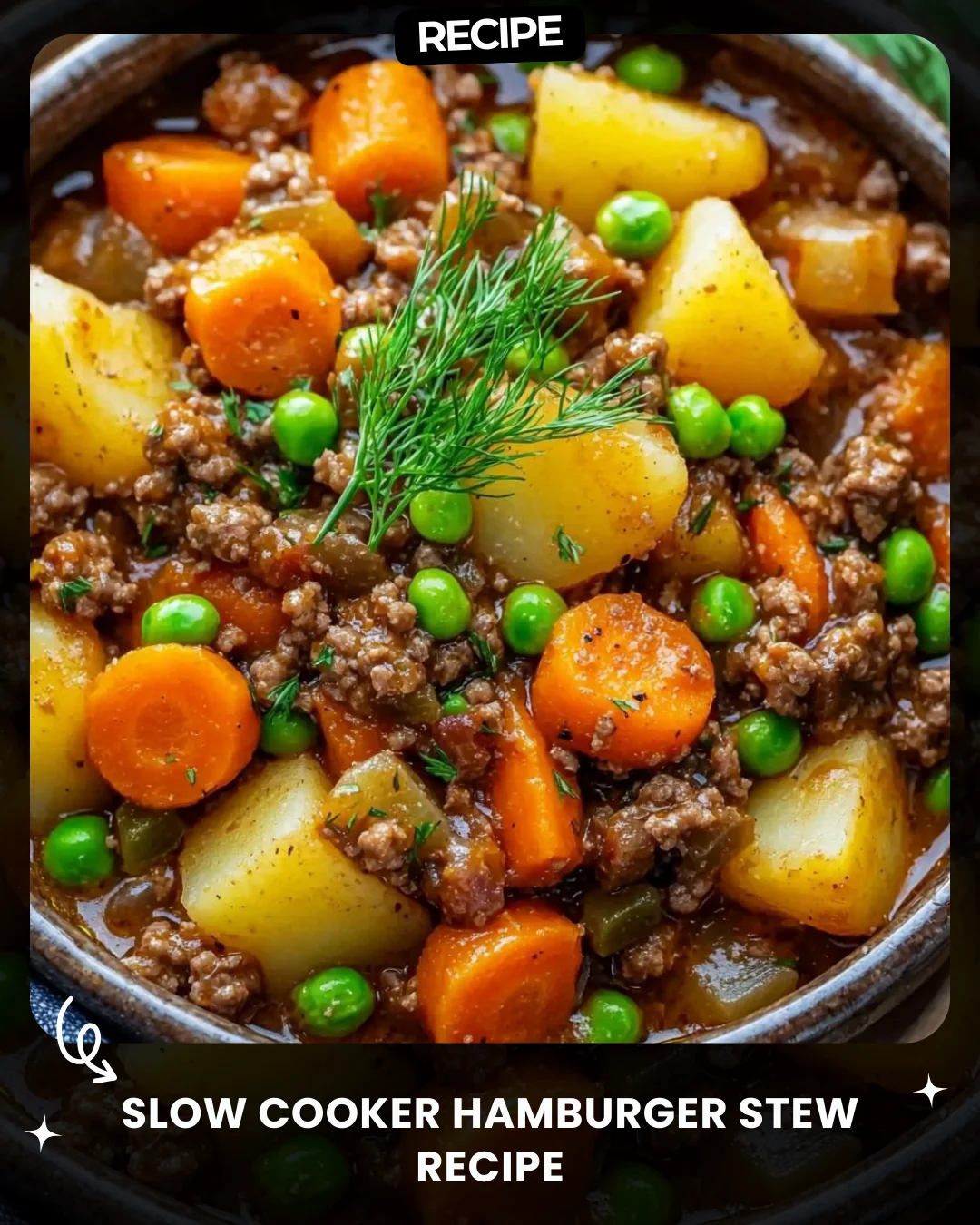 Slow Cooker Hamburger Stew Recipe