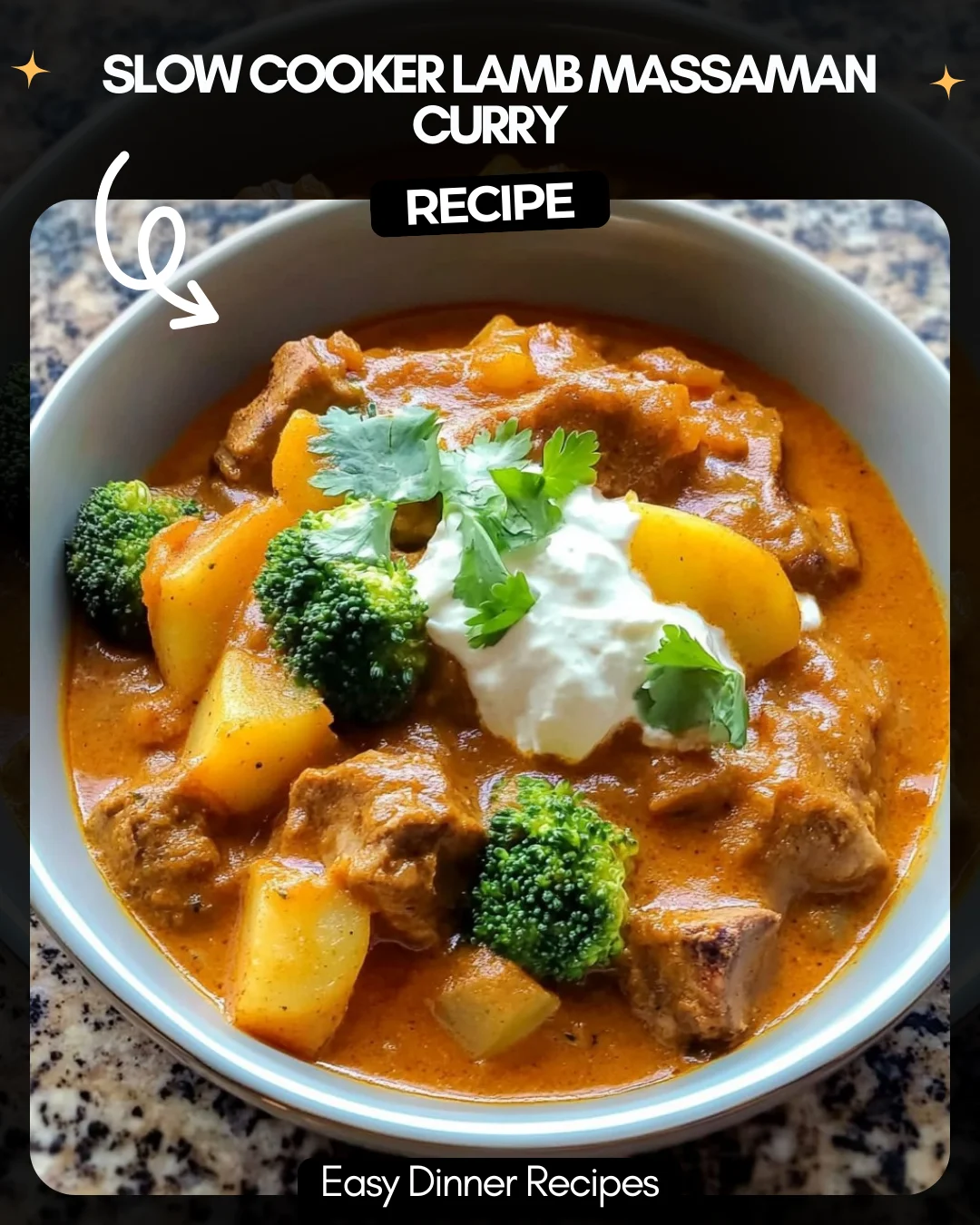 Slow Cooker Lamb Massaman Curry