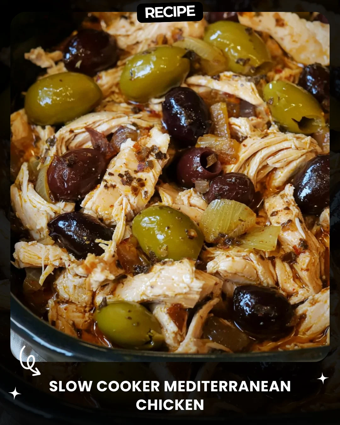 Slow Cooker Mediterranean Chicken