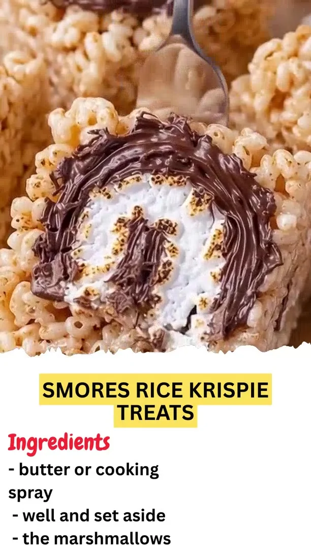 SMORES RICE KRISPIE TREATS