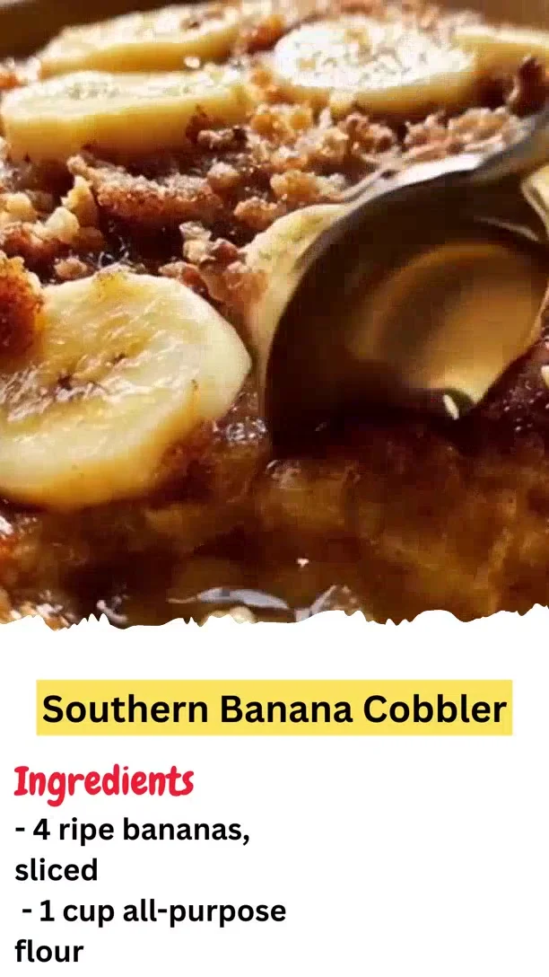 Southern Banana Cobbler