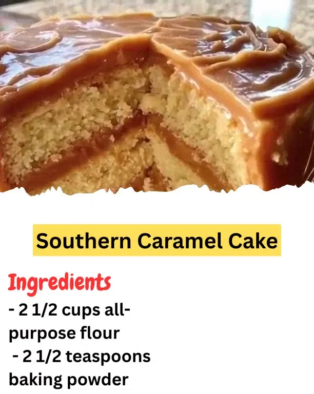 Southern Caramel Cake