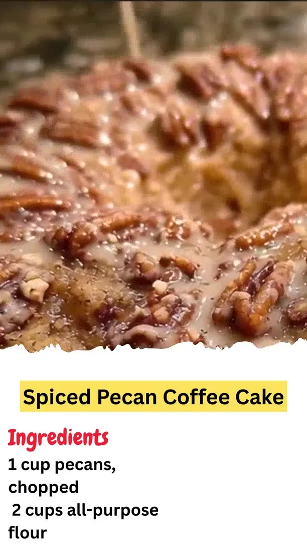 Spiced Pecan Coffee Cake