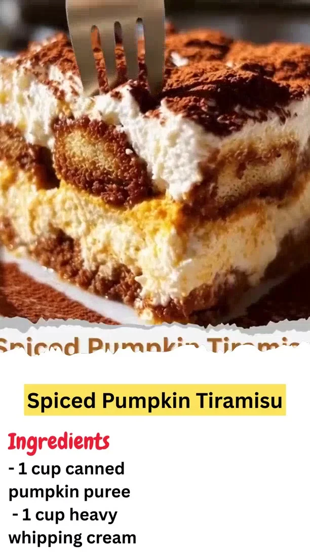 Spiced Pumpkin Tiramisu