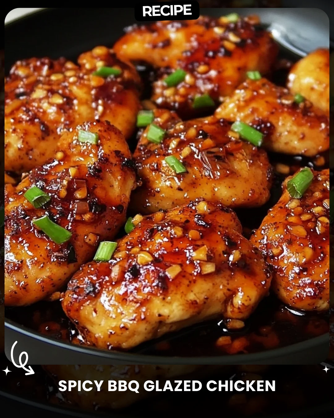 Spicy BBQ Glazed Chicken