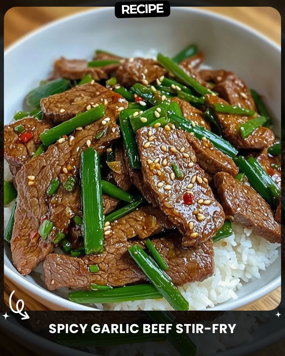 Spicy Garlic Beef Stir-Fry